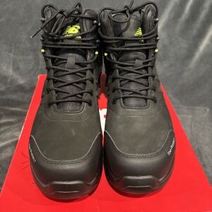 New Balance Midclbr-12-4E Men's Composite Toe Athletic High-Top Shoe, Black,12